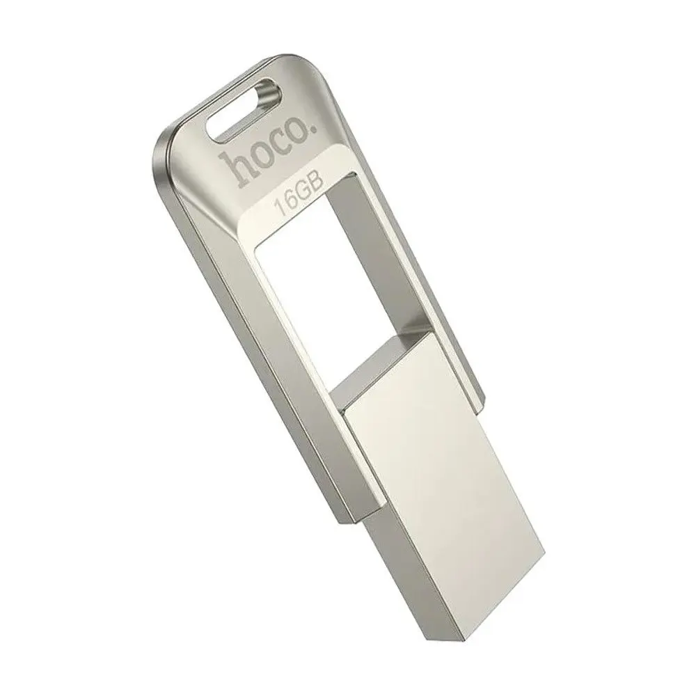 USB флеш накопичувач Hoco UD16 16GB USB 3.0 металевий сріблястий - фото 3