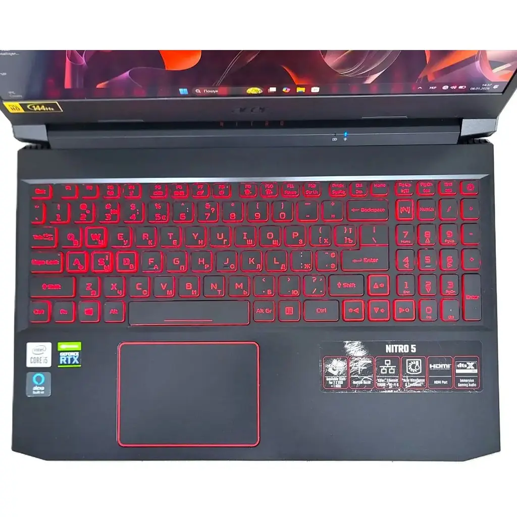 Ноутбук Acer Nitro 5 AN515-55-53E5 i5-10300H/12GB/SSD 512GB/RTX3050 4GB/15.6 FHD IPS 144Hz + БП - фото 4
