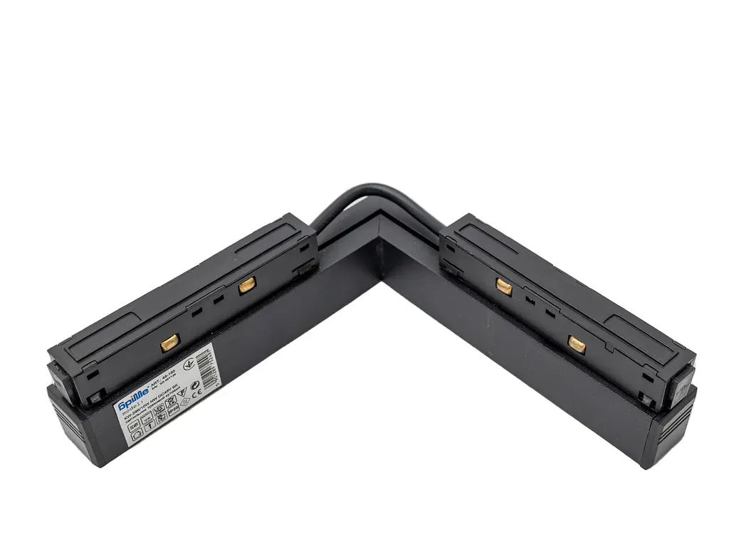 Магнитный угловой трековый светильник KW-296/10W NW DC48V BK Brille 48-185 - фото 2