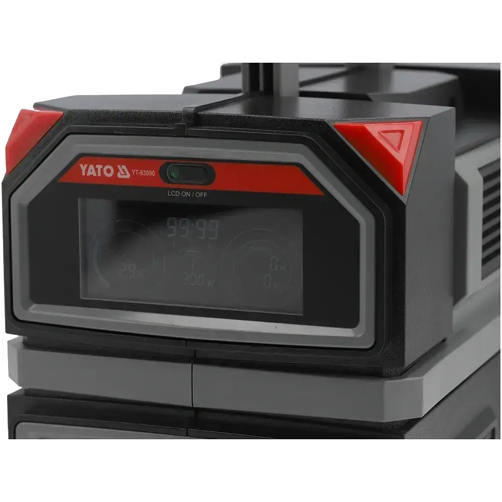 Портативна станція Yato 315 Вт/год, вихід 300/600 Вт, порти 230V AC, різні USB (YT-83090) - фото 5