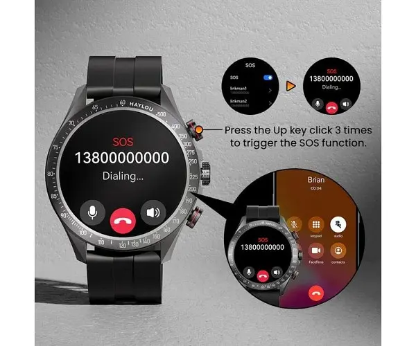 Смарт-годинник Xiaomi Haylou Solar Pro LS18 чорний - фото 7