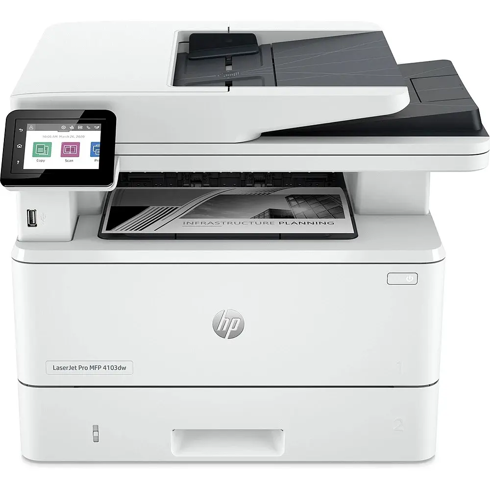 Багатофункціональний пристрій А4 HP LaserJet Pro 4103dw з Wi-Fi (2Z627A) - фото 5