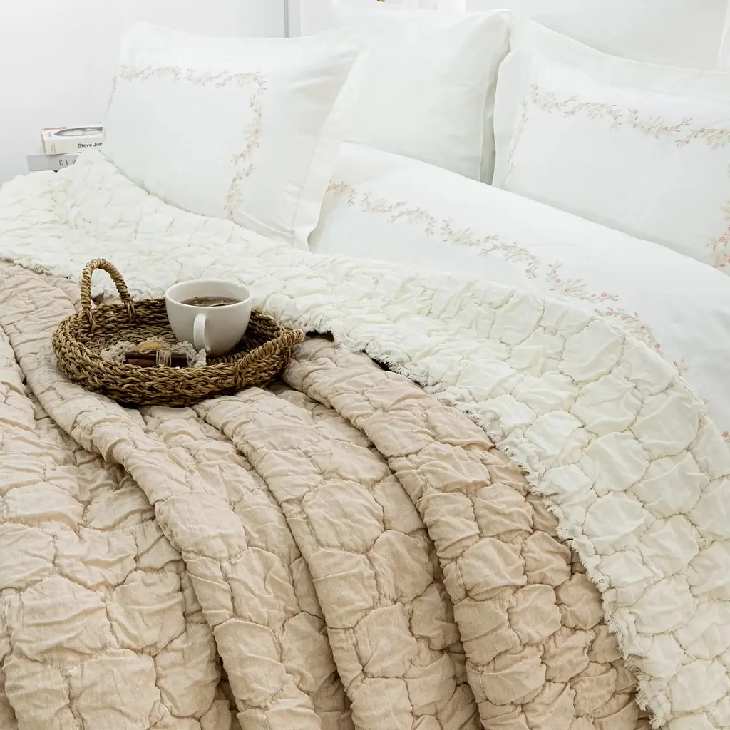 Постільна білизна з покривалом Zebra Casa Paloma Beige Zebra pbe0051525 - фото 2