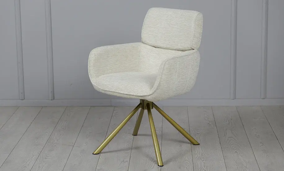 Стул Артур с вращающимся механизмом айвори - фото 2