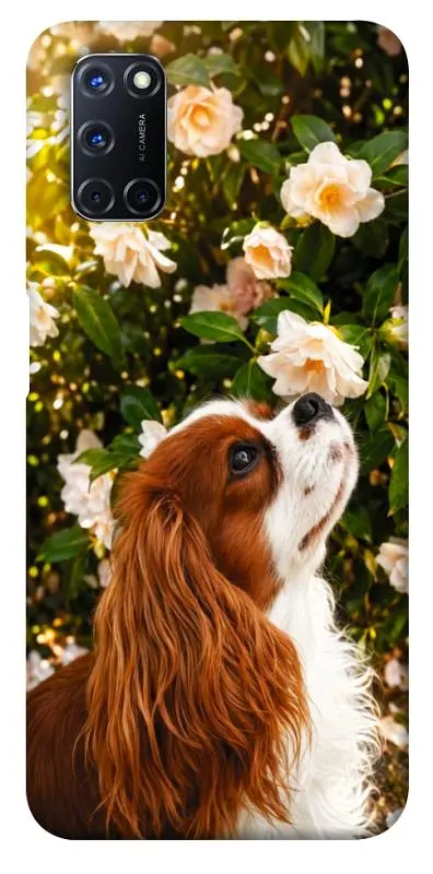 TPU чохол Demsky Flower spaniel для Oppo A52 / A72 / A92