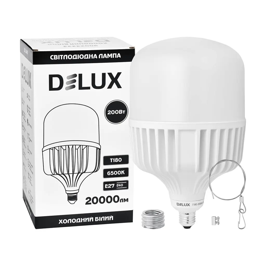 Лампочка Delux T180_200Вт Е27/E40 6500K 230В (90023333) - фото 3