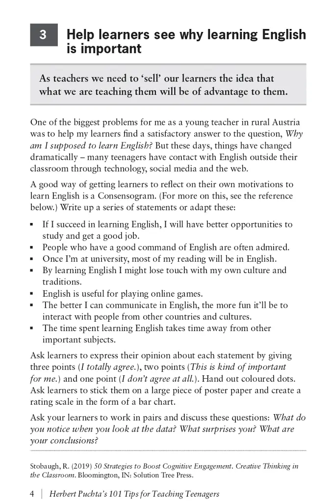 Herbert Puchta’s 101 Tips for Teaching Teenagers - фото 6