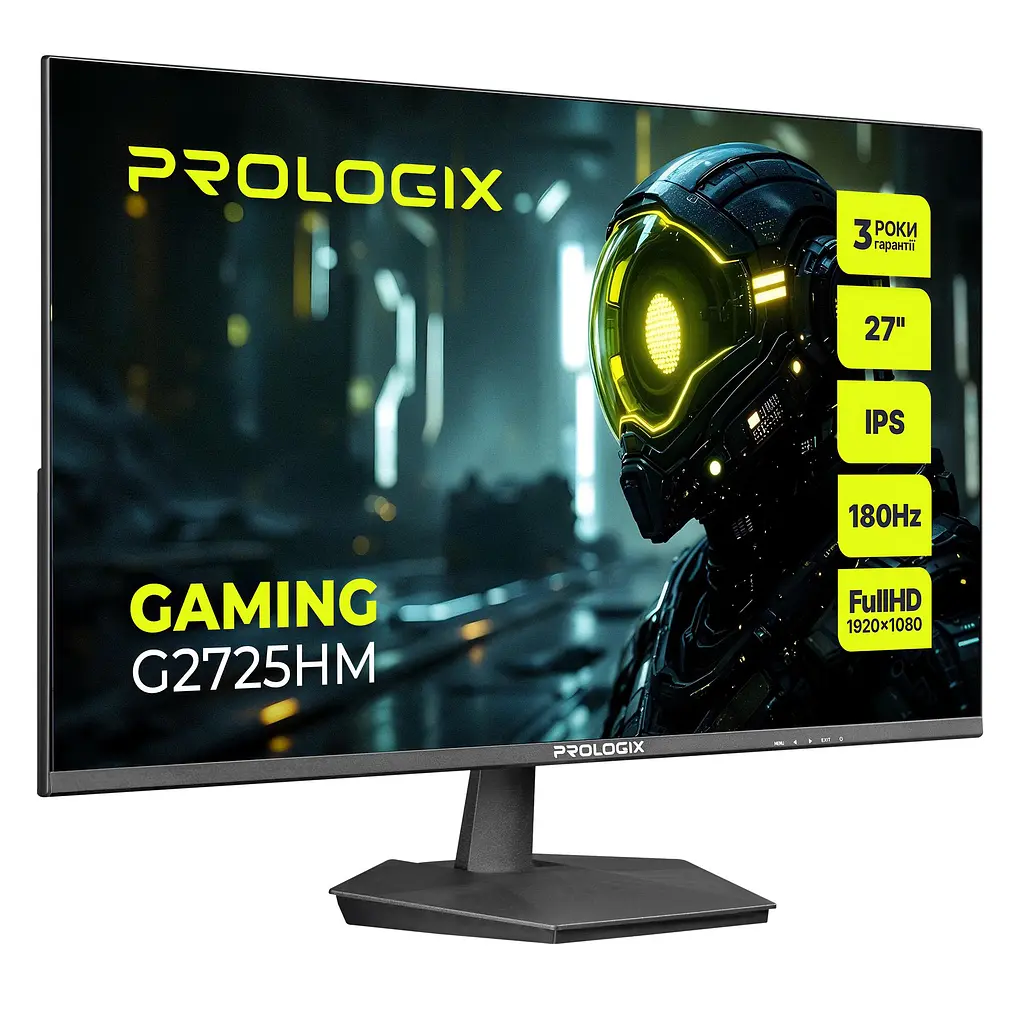 Монітор 27" ProLogix Gaming G2725HM FHD IPS 180Hz (G2725HM) - фото 2