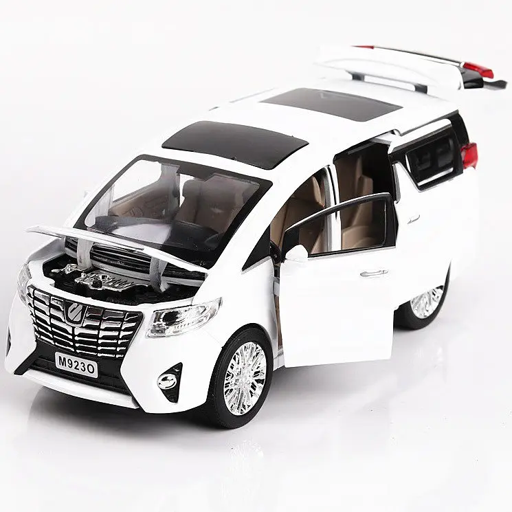 Колекційна металева модель автомобіля АвтоЕксперт Toyota Alphard з інерцією, світлом та звуком 1:24 - фото 2