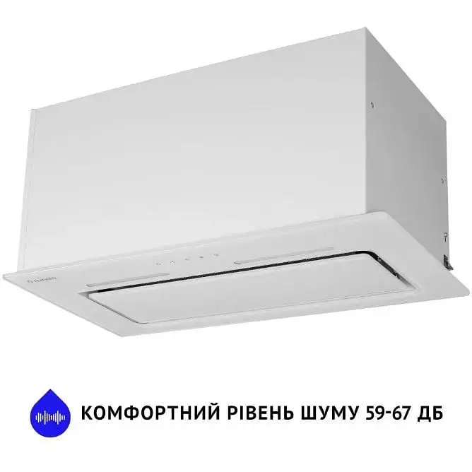 Витяжка вбудована Minola HBI 6873 WH Glass 1200 LED Line - фото 5