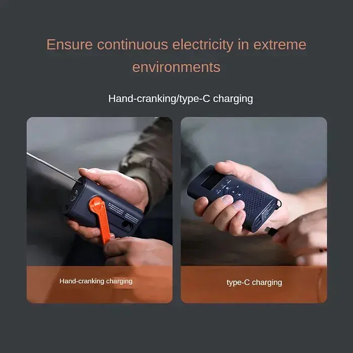 Многофункциональное устройство Xiaomi Nextool Multifunctional Emergency Hand Crank Radio [NE20092] [79404] - фото 9