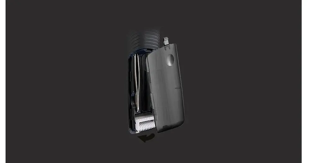 Тример Remington Trim & Fit, ААх1, вібраційний мотор, насадок-3, чохол, титан.напил., чорний - фото 5