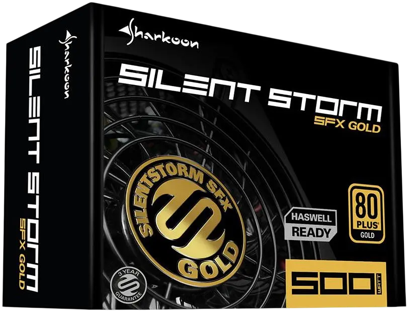 Блок питания Sharkoon SilentStorm SFX-L 500W 80+ Gold (SSS-SFX-500W-80G) - фото 3