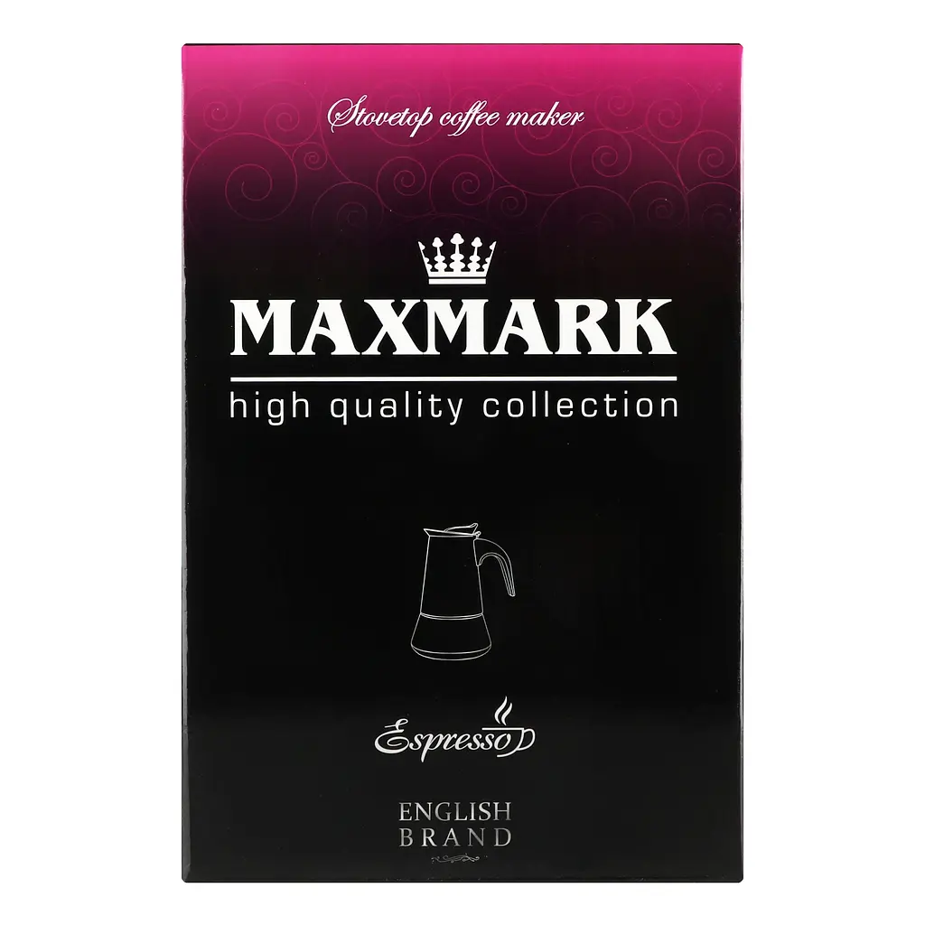 Кавоварка гейзерна Maxmark, 240 мл, металик (MK-SV104) - фото 4