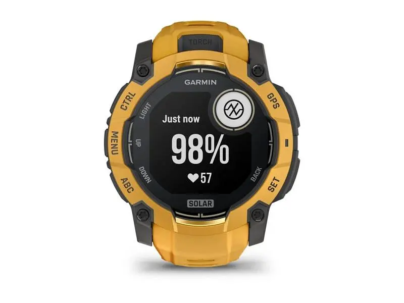 Смарт-годинник Garmin Instinct 3 50mm Solar Sunburst with Sunburst/Gray Band (010-02935-02/42) - фото 11
