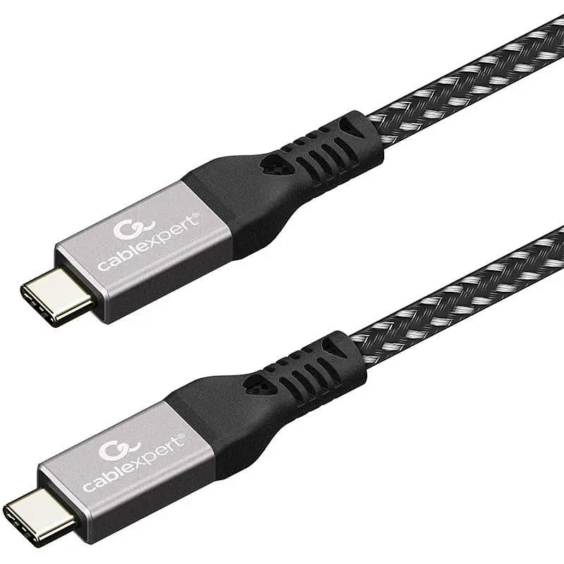 Кабель Cablexpert CCBP-USB4-CMCM240-0.3M, преміум якість, USB4, C-тато/C-тато, 0,3 м. (CCBP-USB4-CMCM240-0.3M) - фото 2