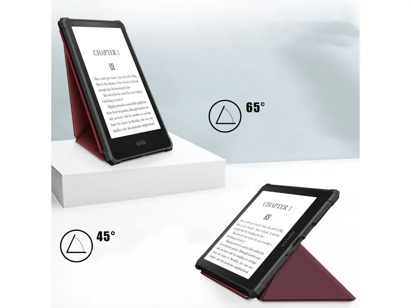 Чохол для електронної книги BeCover Ultra Slim Origami для Amazon Kindle Paperwhite 11th Gen. 2021 Red Wine (707222) - фото 3