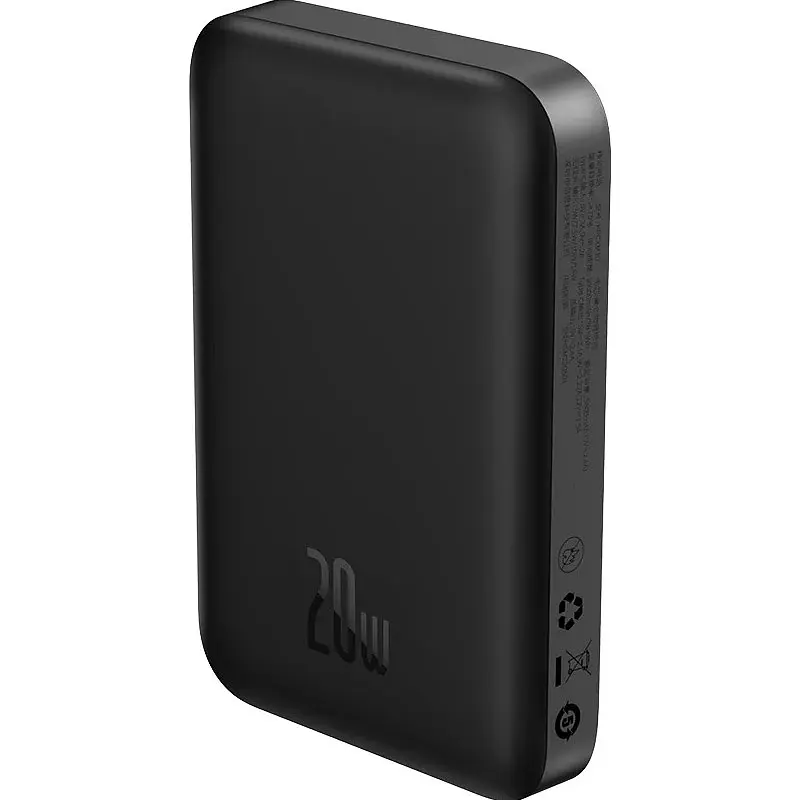 Внешний аккумулятор Baseus Magnetic Bracket Mini 10000mAh 20W Black (P10059001113-00) [115181] - фото 2