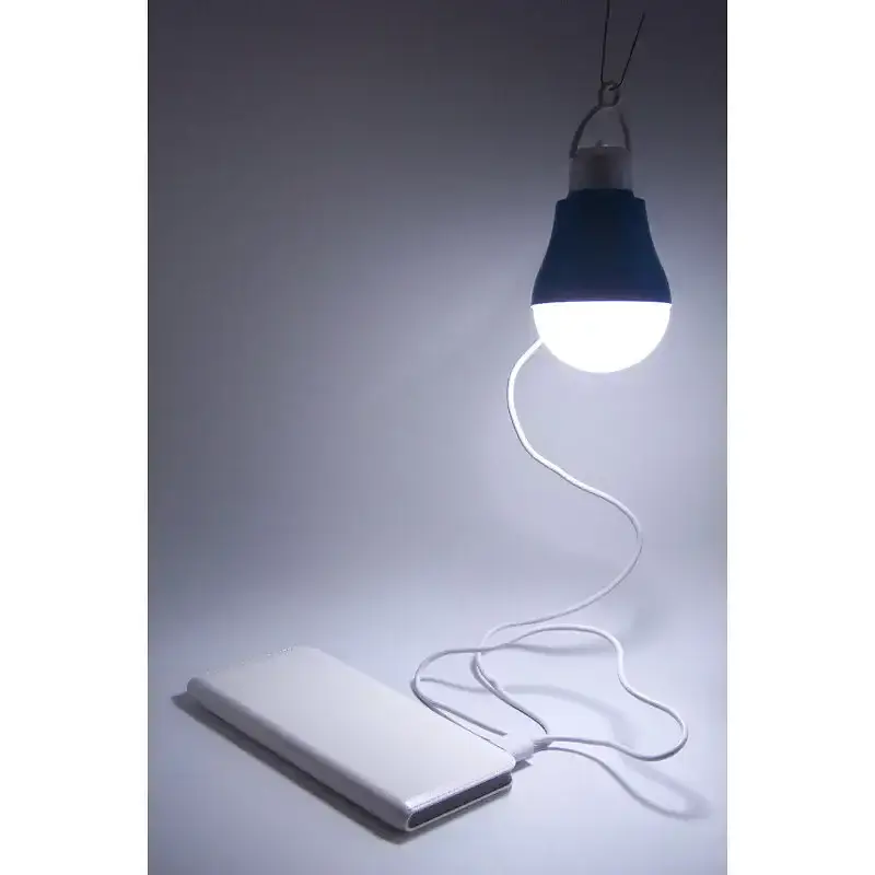 USB-светильник с LED-лампочкой Dengos на проводе 1 метр 5 В 5 Вт синий - фото 3