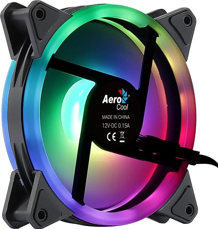Вентилятор Aerocool Duo 12 ARGB, 120х120х25 мм, 6-pin (ACF3-DU10217.11) - фото 2