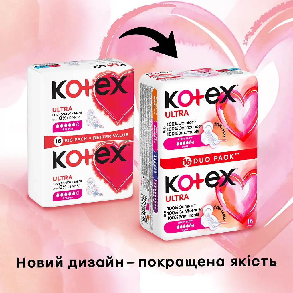 Гігієнічні прокладки Kotex Ultra Dry Super Duo 16 шт. - фото 3