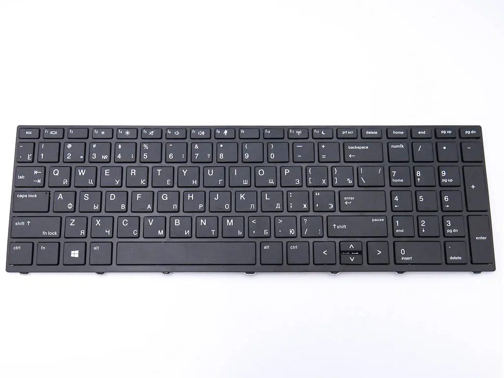 Клавіатура для HP ProBook 450 G5, 455 G5, 470 G5 (RU Black з Рамкою Black) - фото 3