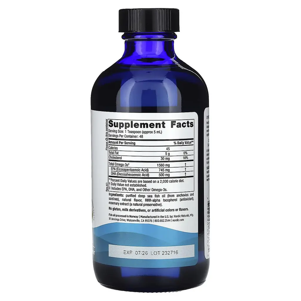 Риб'ячий жир Nordic Naturals Omega-3 237 мл Лимон - фото 2
