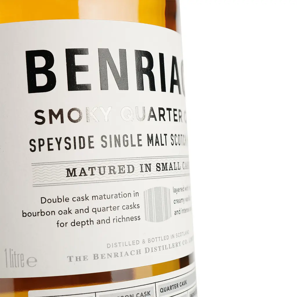 Виски BenRiach Smoky Quarter Cask 43% 1л в подарочной упаковке - фото 6
