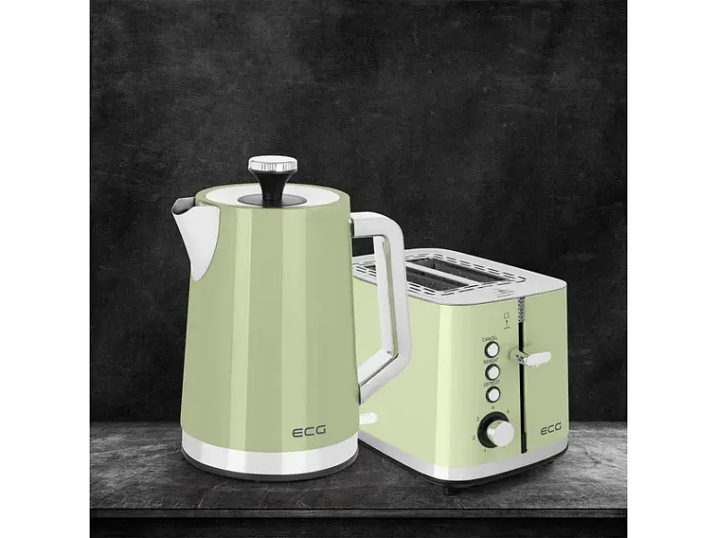 Тостер ECG ST 2766 Vintage Olive - фото 11