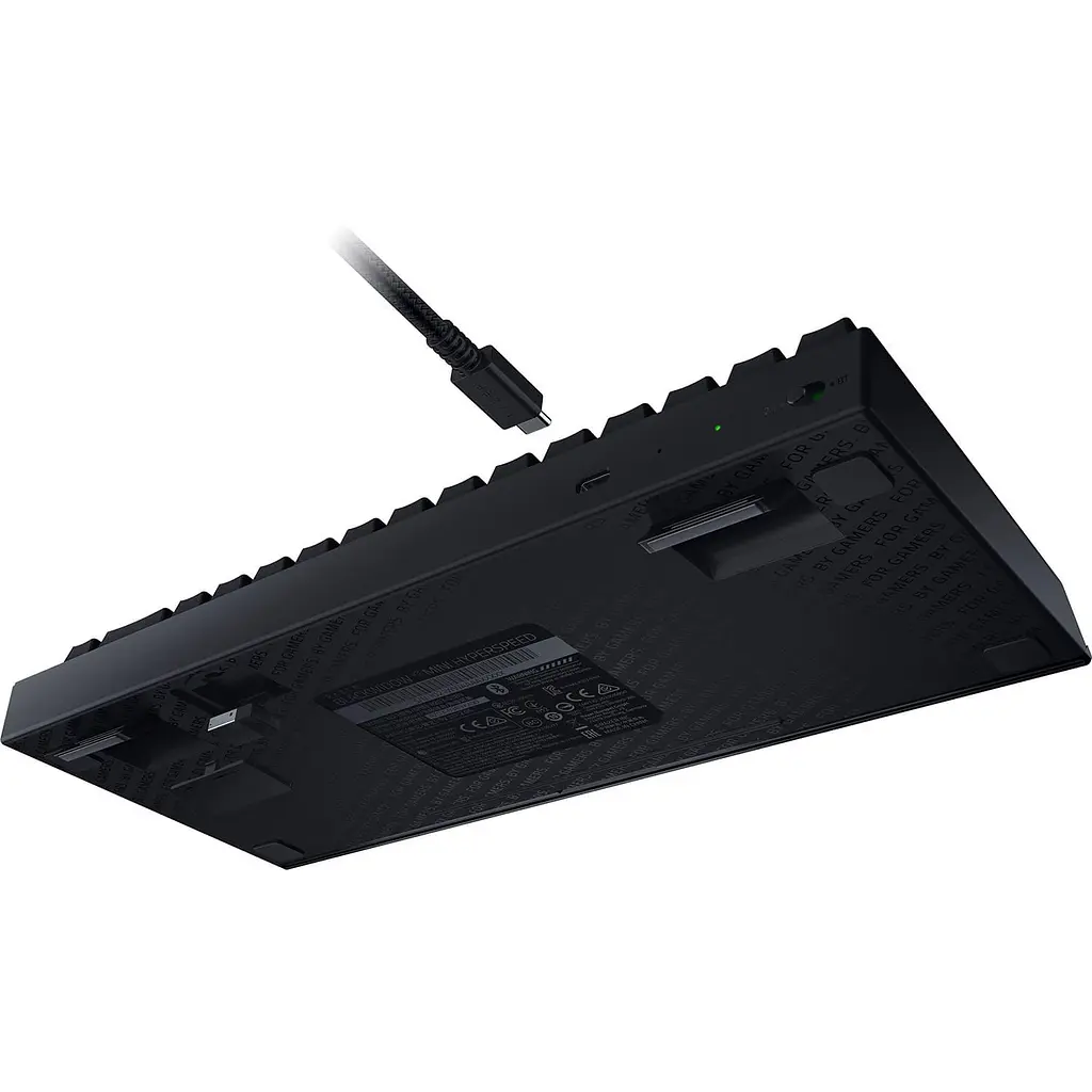 Клавиатура Razer BlackWidow V3 Mini Hyperspeed Green Wireless Black (RZ03-03891600-R3R1) - фото 4