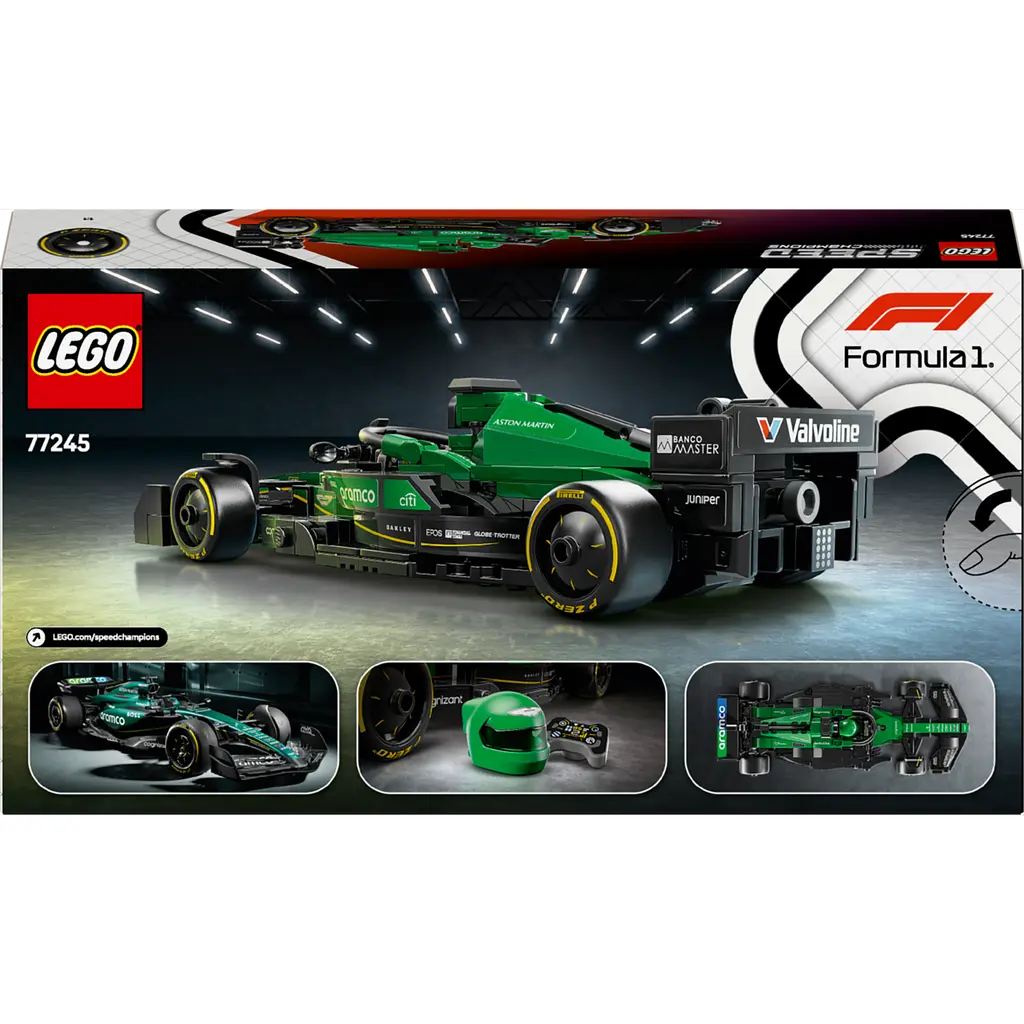 Конструктор LEGO Speed ​​Champions Автомобиль для гонки Aston Martin Aramco F1 AMR24, 269 деталей (77245) - фото 16