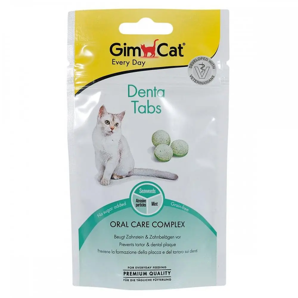 Таблетки для котів GimCat Denta Tabs 40 г для зубів - фото 2