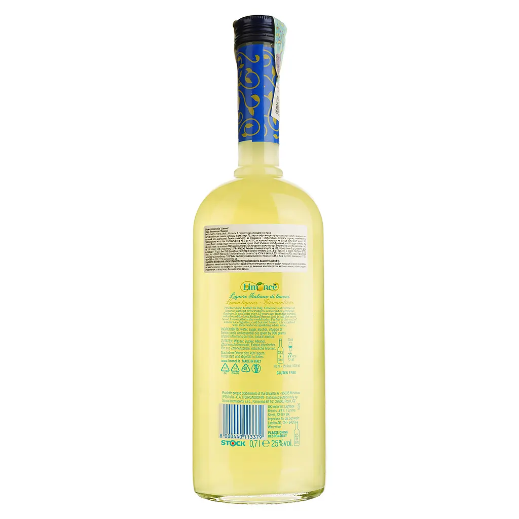Ликер Limonce Limoncello 25% 0.7 л - фото 2