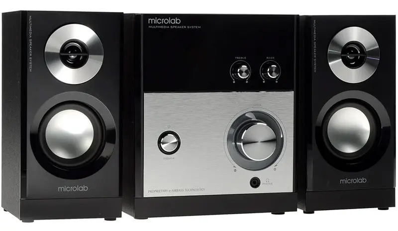 Акустична система 2.1 Microlab M-880, чорна з срібним - фото 2