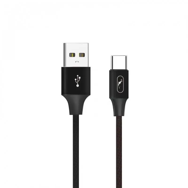 Кабель SkyDolphin S55T Neylon USB - USB Type-C (M/M), 1 м, Black (SDUSB-000436) - фото 2
