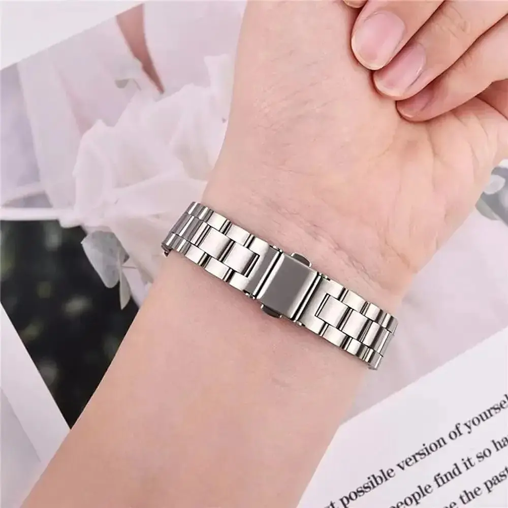 Фітнес-браслет Xiaomi Smart Band 9 Midnight Black + металевий ремінець Type С Silver - фото 9