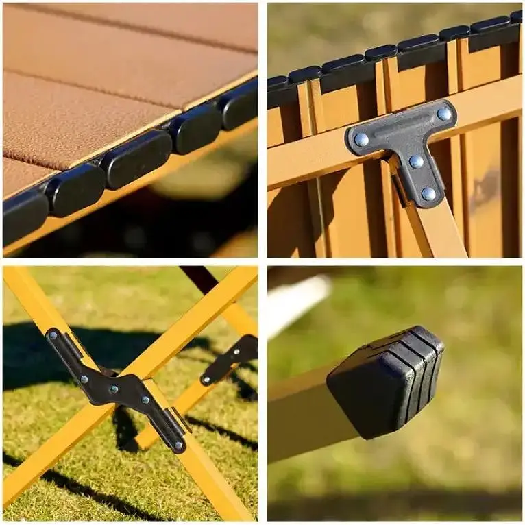 Стіл NatureHike кемпінговий, обідній, відкритий, складаний, портативний, розмір L 120х60х45 см - фото 6