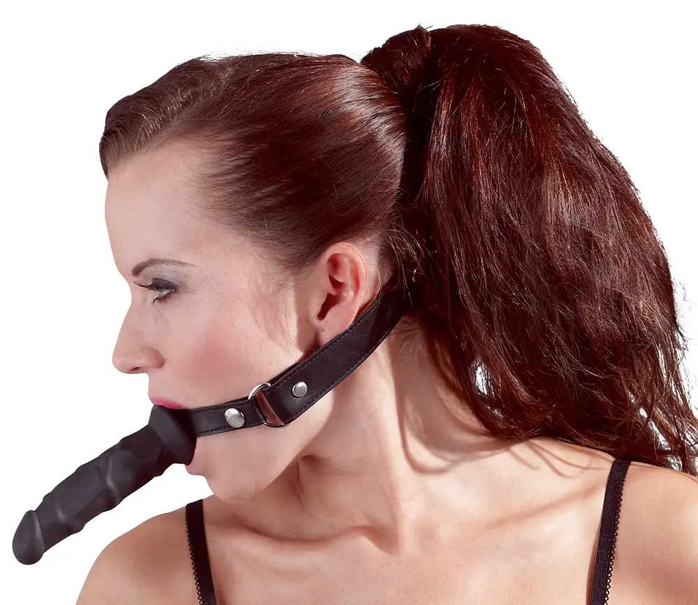 Кляп-фалоімітатор Fetish Collection Heavy Duty Dildo Gag чорний - фото 3