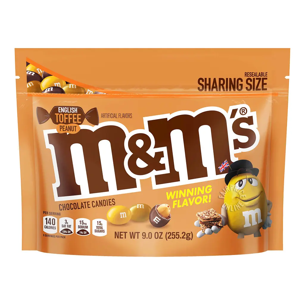 Цукерки M&m’s Toffee Peanut 255.2g