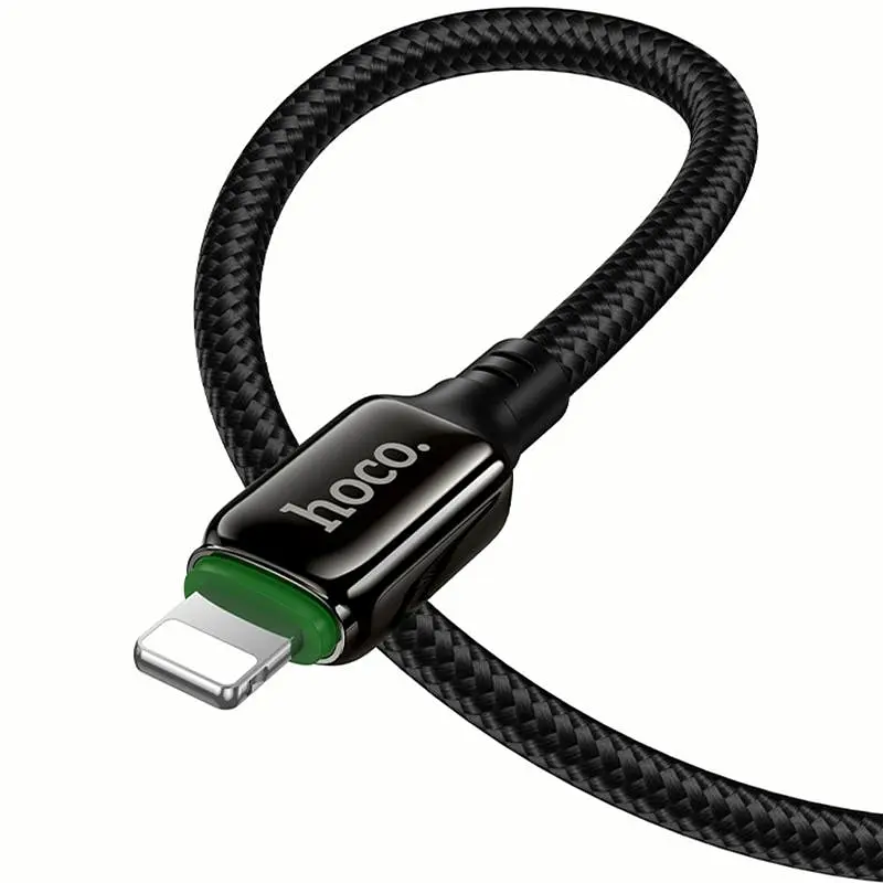 Дата кабель Hoco X127 Exceed Type-C to Lightning PD30W (1m) Black - фото 4