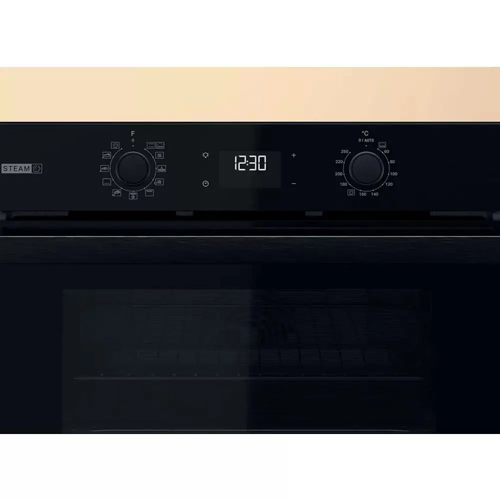 Духовой шкаф Whirlpool электрический 71 л, A+, дисплей, конвекция, телескопические направляющие, пара, черный - фото 8