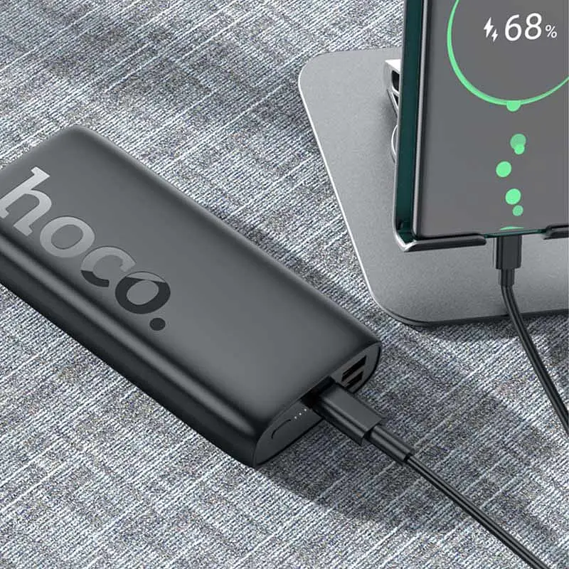 Портативний ЗП Power Bank Hoco J122A Respect 22.5W+PD20W 20000 mAh Black - фото 8