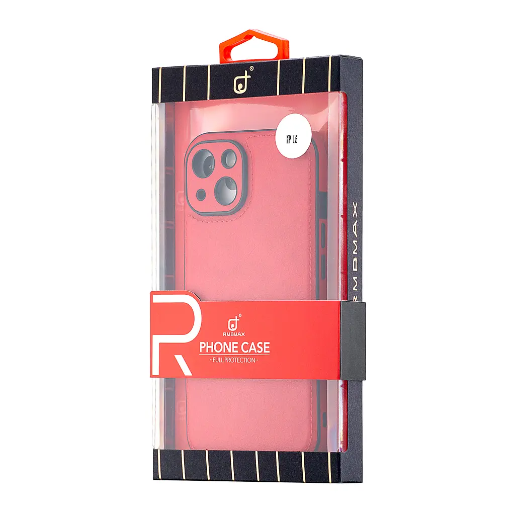 Чохол Jinduka Leather Protected Camera iPhone 15 Red - фото 2