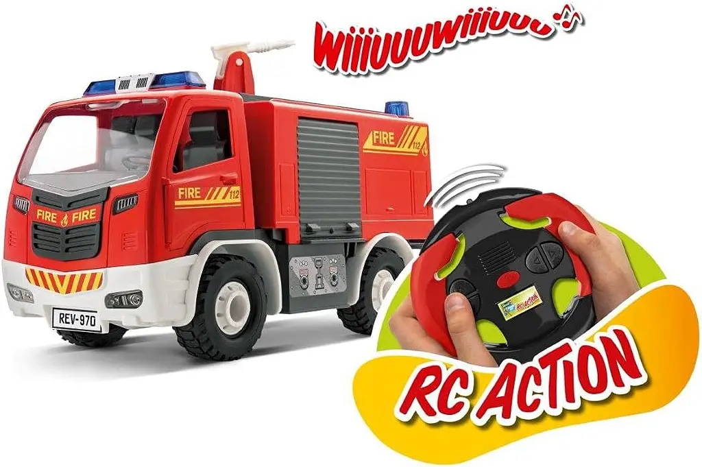 Машинка Revell Control RC Fire Truck на управлении красная 00970 - фото 6