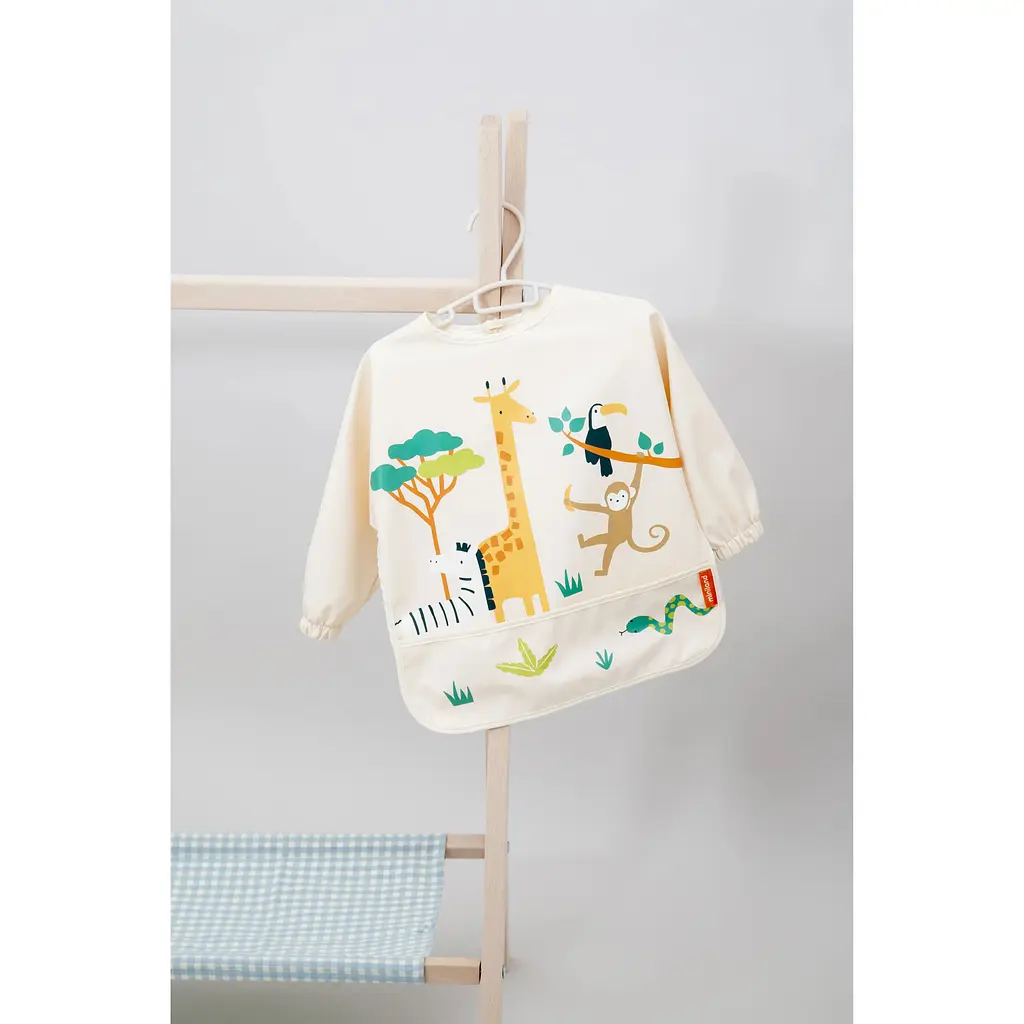 Нагрудник Miniland Jungle з довгим рукавом (89625) - фото 6