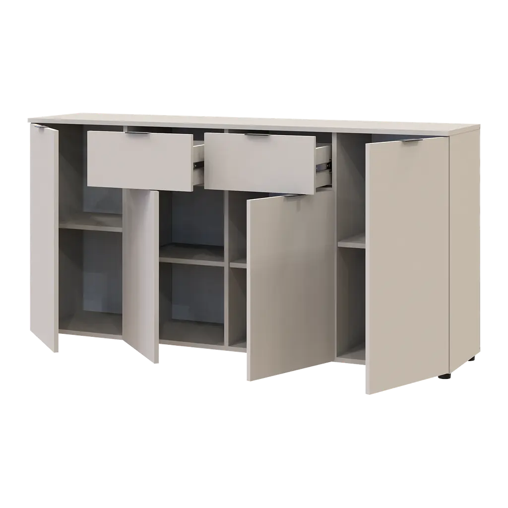 Комод Doros Рон 7 4 фасада 2 ящика Кашемир 160х38х81 см (41516049) - фото 6