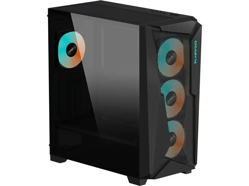 Корпус Gigabyte C301 Glass V2 Black (GB-C301G V2) - фото 2
