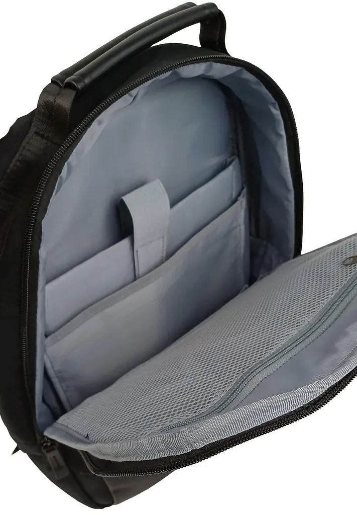 Діловий рюкзак для ноутбука 15 дюймів чорний, 15L LS sum0028847 - фото 8
