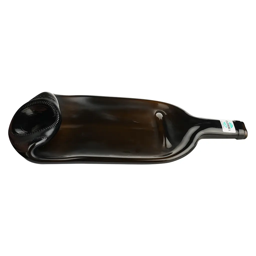 Стеклянная тарелка Mazhura Vine из сплюснутой 1.5 л винной бутылки в ассортименте (mz692665) - фото 11