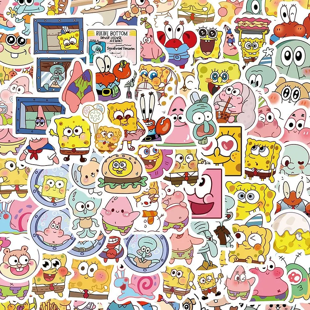 Стікерпак GeekLand SpongeBob 95 штук - фото 3